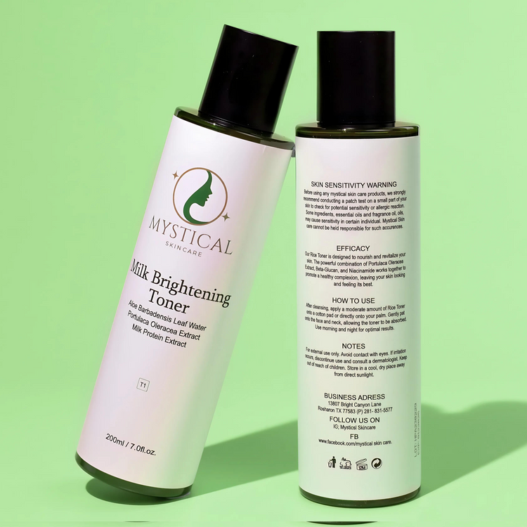 Mystical Skincare Milk Hydrating and Brightening Toner
