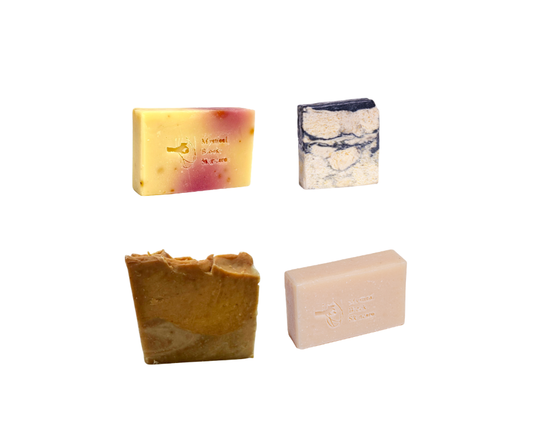 bundle of 4 body soap (assorted )