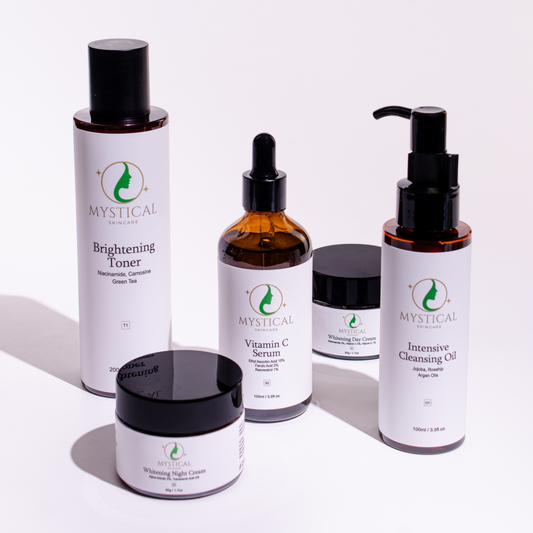 Dark Spot & Pigmentation Set for brightening skin tone and reducing dark spots in skincare routine.