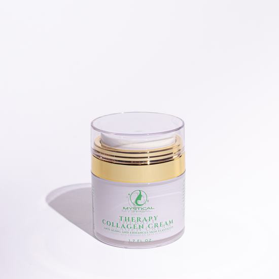 Therapy Collagen Cream for hydration, anti-aging, and skin soothing benefits in skincare routine.